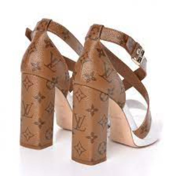 *NEW* LOUIS VUITTON Calfskin Reverse Monogram Matchmake Cross Sand - Picture 8 of 9